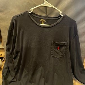 Navy Polo Ralph Lauren shirt, M, long sleeve